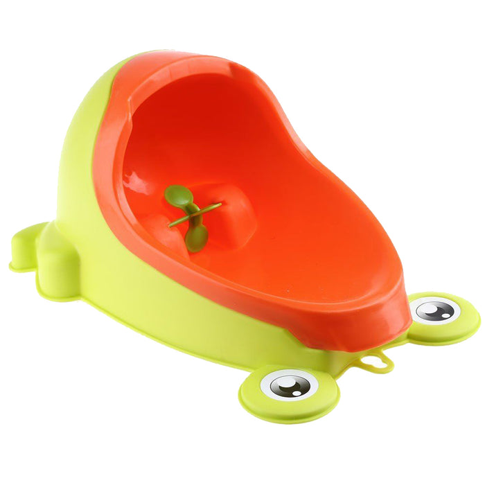 Crofta 2 Colors Toddler Boy Kid Toilet Frog Potty Urinal Stand Up Pee Wee Training