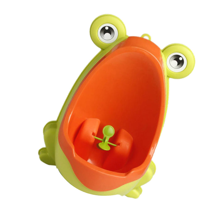 Crofta 2 Colors Toddler Boy Kid Toilet Frog Potty Urinal Stand Up Pee Wee Training