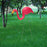 Crofta 2 Piece Looking Up and Down Flamingo Plastic Yard Garden Ornaments Props Pink