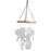 Crofta Wood Wind Chimes Baby Crib Mobile Pendant Ornament for Window Backyard Decor