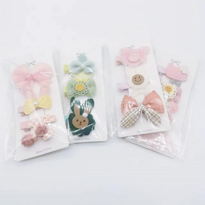 3x Girls Hair Clips Cute Headwear Hair Accessories for Kids Children Infants