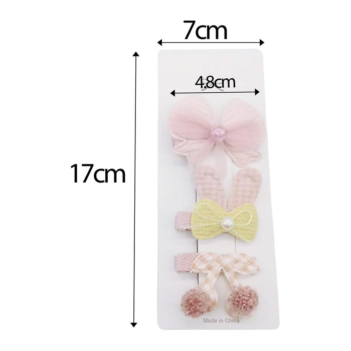 3x Girls Hair Clips Cute Headwear Hair Accessories for Kids Children Infants