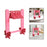 Crofta Earring Holder Stand Storage Acrylic Jewelry Display Stand Jewelry Organizer Pink