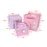 Crofta Jewelry Rose Gift Box Jewelry Storage Box for Mother's Day Ceremony Birthday Pink