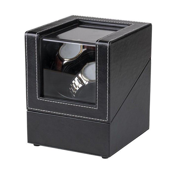 Crofta Watch Winder Box Accessory Cover for Desktop Gifts Women's and Men's Watches Style A