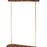 Crofta Jewelry Display Stand Showcase Wood Organizer for Shop Dresser Store Display Small Single Layer