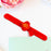 Crofta Plush Slap Bracelet Chinese New Year Red Clapping Circle Bracelet for Adults Style A