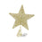 Crofta Xmas Tree Top Star Tree Ornaments Beautiful Creative Tree Top Light for Party Gold 30cmx33cm