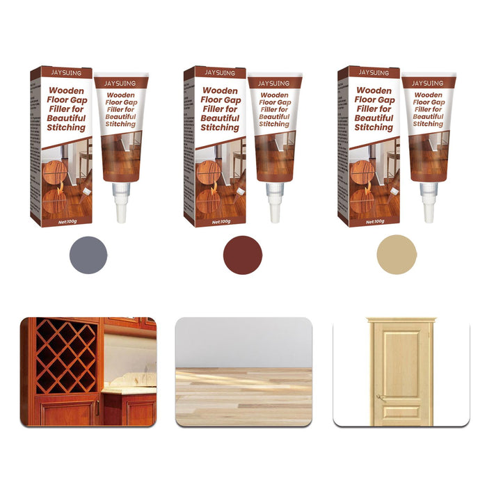 Crofta Wood Scratch Repair Kit Wood Furniture Repair Kit for Hole Wooden Door Desks Gray