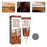 Crofta Wood Scratch Repair Kit Wood Furniture Repair Kit for Hole Wooden Door Desks Gray