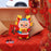 Crofta Chinese New Year Dragon Doll Dragon Figure for Holiday Restaurant Study Room 30cmx23cm