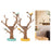 Crofta Tree Shaped Jewelry Key Storage Rack Ring Earrings Holder for Dressing Table Yellow Base