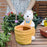 Crofta Flower Pot Container Decorative Animal Plant Pot for Windowsill Outdoor Home Yellow