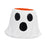 Crofta Halloween Ghost Treat Bucket Flower Vase Flowerpot Office Home Resin Planter 11cmx8.3cmx10.5cm