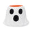 Crofta Halloween Ghost Treat Bucket Flower Vase Flowerpot Office Home Resin Planter 17cmx16.5cmx13cm