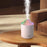 Crofta Portable Humidifier 500 ml Small Humidifier for Indoor Living Room Household White