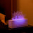 Crofta Essential Oil Diffuser Office Hotel SPA Colorful Lights Flame Air Humidifier White