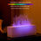 Crofta Essential Oil Diffuser Office Hotel SPA Colorful Lights Flame Air Humidifier White