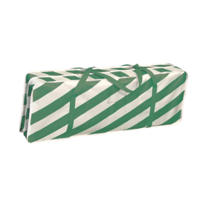 Crofta Christmas Tree Storage Bag for Artificial Disassembled Trees Water Resistant Green Stripes