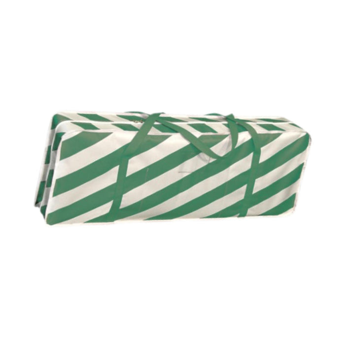 Crofta Christmas Tree Storage Bag for Artificial Disassembled Trees Water Resistant Green Stripes