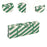 Crofta Christmas Tree Storage Bag for Artificial Disassembled Trees Water Resistant Green Stripes