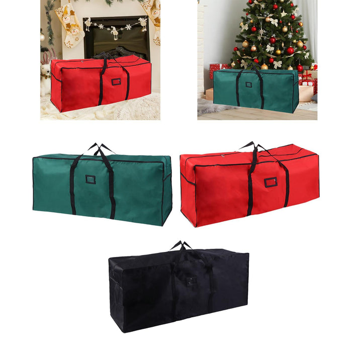 Crofta Christmas Tree Storage Bag Utility 600D Oxford Cloth for Xmas Tree Furniture Green