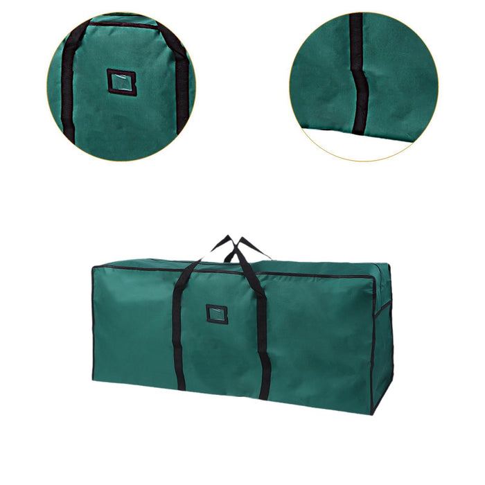 Crofta Christmas Tree Storage Bag Utility 600D Oxford Cloth for Xmas Tree Furniture Green