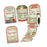 Crofta 200Pcs Santa Claus Stickers Creative Seal Stickers for Holiday Card Gift Box Style B