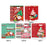 Crofta 10Pcs Christmas Gift Bag Treat Bag Pouch Handbag for Gifts Wrapping Tote Bag Style A