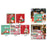 Crofta 10Pcs Christmas Gift Bag Treat Bag Pouch Handbag for Gifts Wrapping Tote Bag Style A