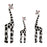 Crofta Wooden Giraffe Sculpture Creative Crafts Animal Figure for Home Office Decor White Black