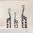 Crofta Wooden Giraffe Sculpture Creative Crafts Animal Figure for Home Office Decor White Black