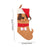 Crofta Xmas Stocking Party Favors Xmas Fireplace Socks for Festivals Fireplace Wall Khaki