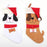 Crofta Xmas Stocking Party Favors Xmas Fireplace Socks for Festivals Fireplace Wall Khaki