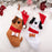 Crofta Xmas Stocking Party Favors Xmas Fireplace Socks for Festivals Fireplace Wall Khaki