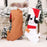 Crofta Xmas Stocking Party Favors Xmas Fireplace Socks for Festivals Fireplace Wall Khaki