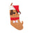 Crofta Xmas Stocking Party Favors Xmas Fireplace Socks for Festivals Fireplace Wall Khaki