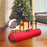 Crofta Christmas Wrapping Paper Storage Bag Holiday Storage for Christmas Tree Home Red