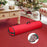 Crofta Christmas Wrapping Paper Storage Bag Holiday Storage for Christmas Tree Home Red