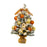 Crofta Xmas Mini Artificial Tree Christmas Artificial Tree for Desktop Office Craft with light