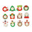 Crofta 12 Pieces Christmas Pictures Frame Hanging Ornament Parties Keepsake Pendant