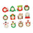 Crofta 12 Pieces Christmas Pictures Frame Hanging Ornament Parties Keepsake Pendant