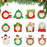 Crofta 12 Pieces Christmas Pictures Frame Hanging Ornament Parties Keepsake Pendant