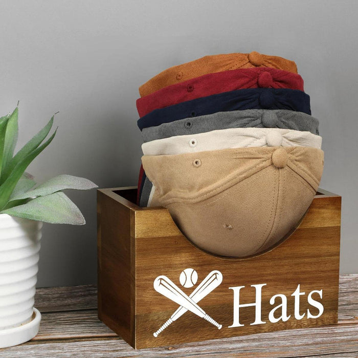 Crofta Wooden Hat Rack for Baseball Caps, Modern Hat Holder for Home Walls Entrance