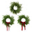 Crofta 19inch Artificial Pine Christmas Wreath Realistic for Hotels, Shopping Malls Style A