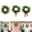 Crofta 19inch Artificial Pine Christmas Wreath Realistic for Hotels, Shopping Malls Style A