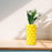 Crofta Porcelain Flower Vase Flowerpot Flower Arrangement for Balcony Mantel Office lemon yellow