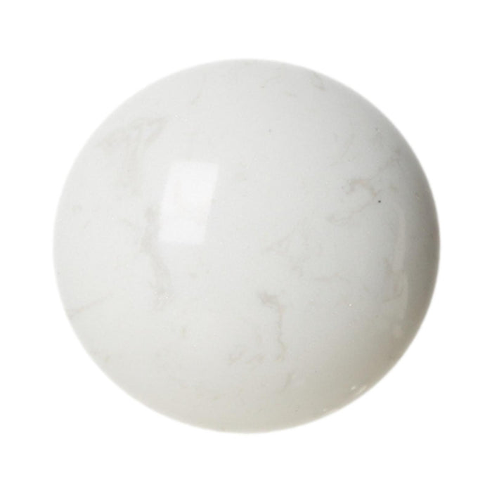 Crofta 10cm White Marble Ball Aesthetic Sphere Ball for Wedding, Birthday Accessory