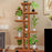 Crofta Plant Stand Ornament Planter Rack Display Shelves for Office Balcony Outdoor 4 Layer Standard