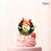 Crofta 10 Pieces Christmas Cupcake Toppers for Dessert Xmas Holiday Cupcake Toppers Wreath